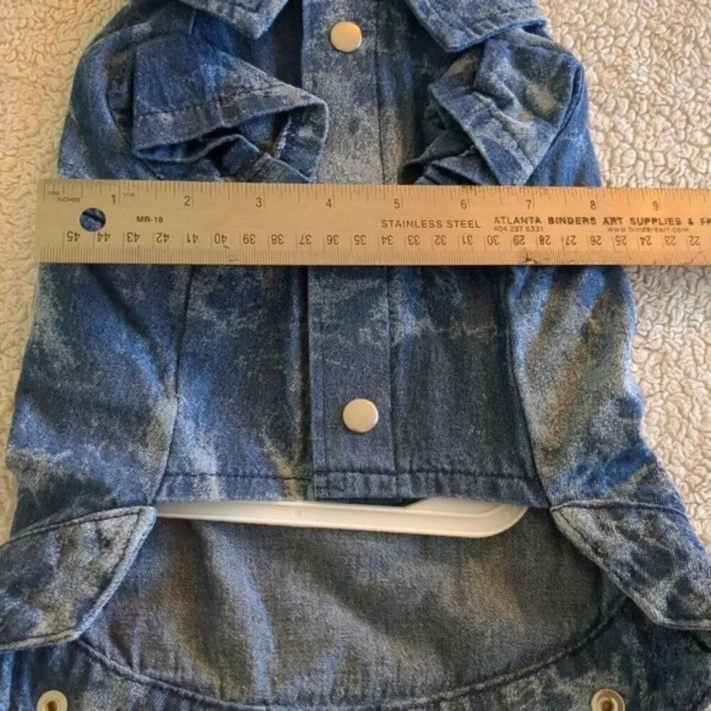 Top Paw Denim Tie-dye Jacket Small NWT S